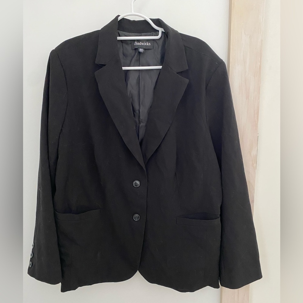 Chadwick's Black Blazer Sz. 18W